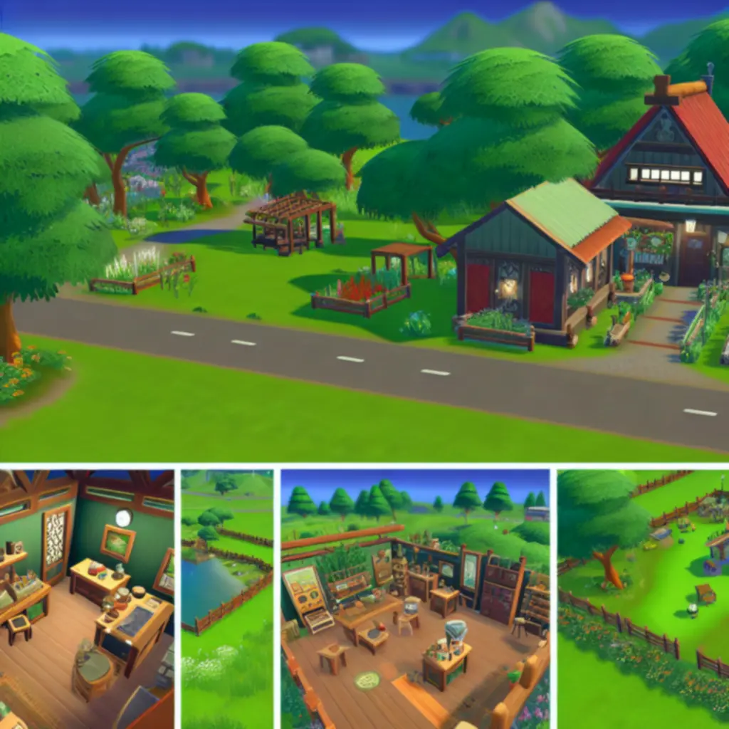 Galeria kreatywnych warsztatów i domów stworzonych przez graczy w Portii